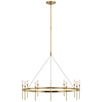 Overture LED Chandelier in Natural Brass (268|PB 5031NB-CG)