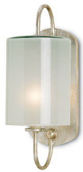 Glacier One Light Wall Sconce in Silver Leaf/Frosted White (142|5129)