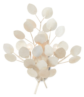 Lunaria Two Light Wall Sconce in Contemporary Silver Leaf (142|5000-0198)