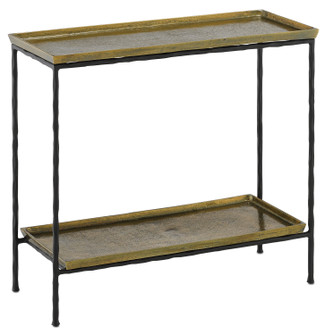 Boyles Side Table in Antique Brass/Black (142|4000-0060)