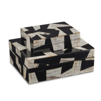 Bindu Box Set of 2 in Natural/Black (142|1200-0642)