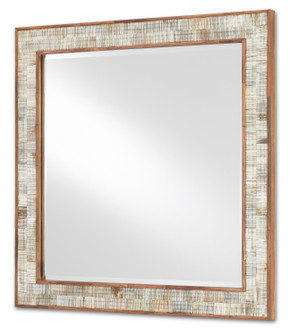 Hyson Mirror in Chiseled Horn/Natural/Mirror (142|1000-0069)