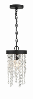 Winham One Light Pendant in Black Forged (60|WIN-610-BF-CL-MWP)
