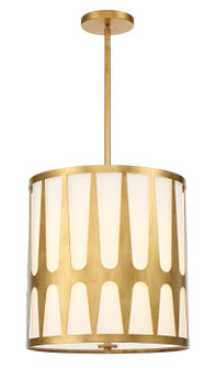 Royston Four Light Pendant in Antique Gold (60|ROY-805-GA)