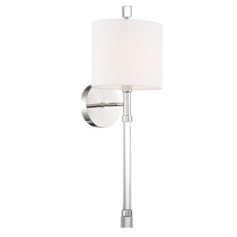 Rachel One Light Wall Sconce in Polished Nickel (60|RAC-A3501-PN)