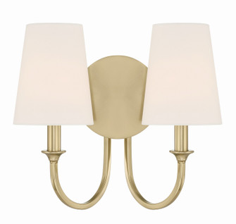 Payton Two Light Wall Sconce in Vibrant Gold (60|PAY-922-VG)