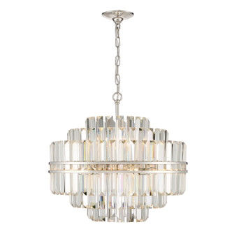 Hayes 12 Light Chandelier in Polished Nickel (60|HAY-1405-PN)