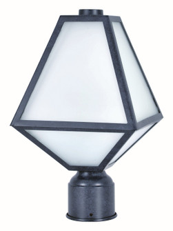 Glacier One Light Outdoor Post Mount in Black Charcoal (60|GLA-9707-OP-BC)