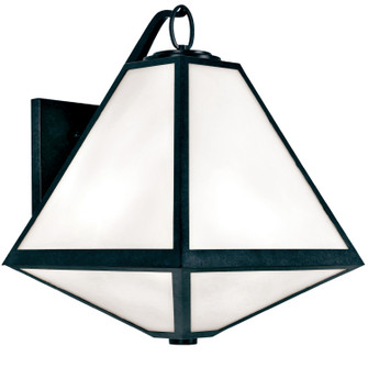 Glacier Three Light Outdoor Wall Sconce in Black Charcoal (60|GLA-9702-OP-BC)