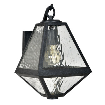 Glacier One Light Outdoor Wall Sconce in Black Charcoal (60|GLA-9701-WT-BC)