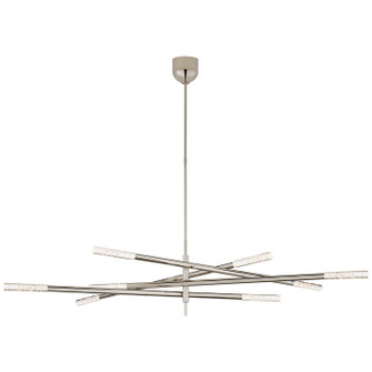 Rousseau LED Chandelier in Polished Nickel (268|KW 5589PN-SG)
