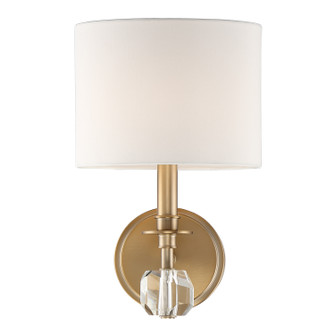Chimes One Light Wall Sconce in Aged Brass (60|CHI-211-AG)