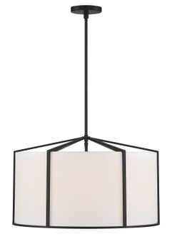 Carlyn Six Light Pendant in Black (60|CAR-9206-BK)