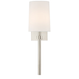 Bromley One Light Wall Sconce in Polished Nickel (60|BRO-451-PN)