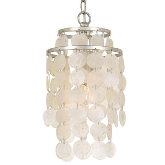 Brielle One Light Mini Chandelier in Antique Silver (60|BRI-3000-SA)