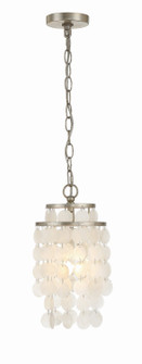 Brielle One Light Mini Chandelier in Antique Silver (60|BRI-3000-SA)