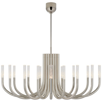 Rousseau LED Chandelier in Polished Nickel (268|KW 5585PN-SG)
