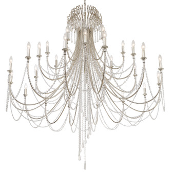 Arcadia 28 Light Chandelier in Antique Silver (60|ARC-1929-SA-CL-MWP)