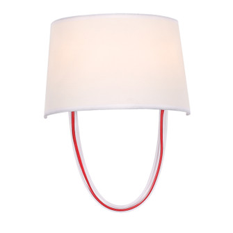 Stella Two Light Wall Sconce in Polished Chrome / Red Cord (60|9902-RD-CL)