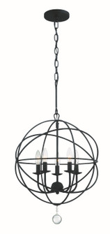 Solaris Five Light Mini Chandelier in Black (60|9224-BK)