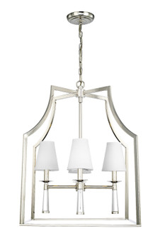 Baxter Four Light Chandelier in Polished Nickel (60|8864-PN)
