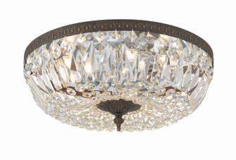 Waltham Three Light Flush Mount in English Bronze (60|716-EB-CL-MWP)
