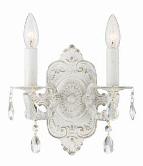 Paris Market Two Light Wall Sconce in Antique White (60|5022-AW-CL-MWP)