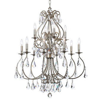 Ashton 12 Light Chandelier in Olde Silver (60|5017-OS-CL-MWP)