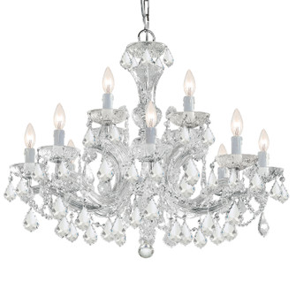 Maria Theresa 12 Light Chandelier in Polished Chrome (60|4479-CH-CL-I)
