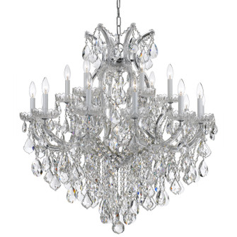 Maria Theresa 19 Light Chandelier in Polished Chrome (60|4418-CH-CL-SAQ)