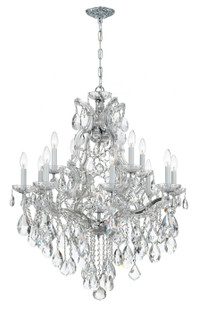 Maria Theresa 13 Light Chandelier in Polished Chrome (60|4413-CH-CL-MWP)