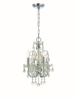 Imperial Four Light Mini Chandelier in Polished Chrome (60|3224-CH-CL-MWP)
