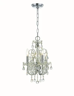 Imperial Four Light Mini Chandelier in Polished Chrome (60|3224-CH-CL-MWP)