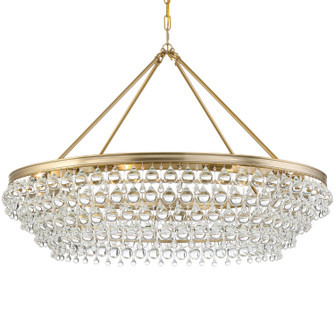Calypso Eight Light Chandelier in Vibrant Gold (60|278-VG)