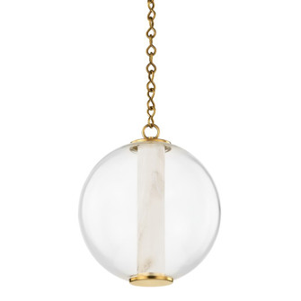 Pietra LED Pendant in Vintage Brass (68|432-12-VB)