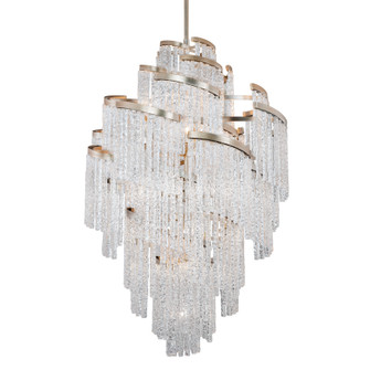 Mont Blanc 25 Light Chandelier in Modern Silver Leaf (68|243-725)