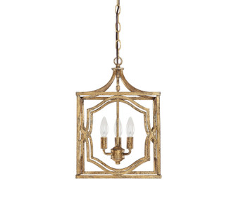 Blakely Three Light Foyer in Antique Gold (65|9481AG)
