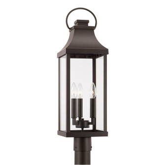 Bradford Three Light Outdoor Post Lantern in Oiled Bronze (65|946432OZ)