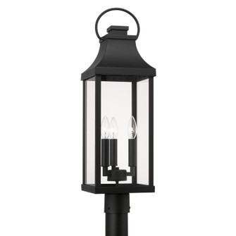 Bradford Three Light Outdoor Post Lantern in Black (65|946432BK)