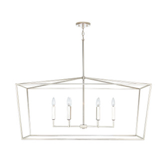Thea Six Light Island Pendant in Polished Nickel (65|837661PN)