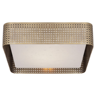 Precision Two Light Flush Mount in Antique-Burnished Brass (268|KW 4061AB-CDG)
