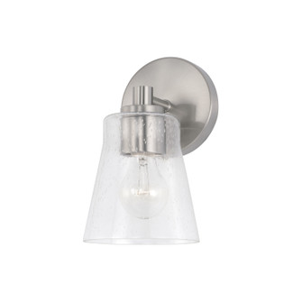 Baker One Light Wall Sconce in Brushed Nickel (65|646911BN-533)