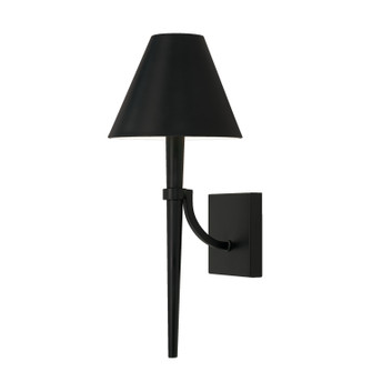 Holden One Light Wall Sconce in Matte Black (65|645911MB)