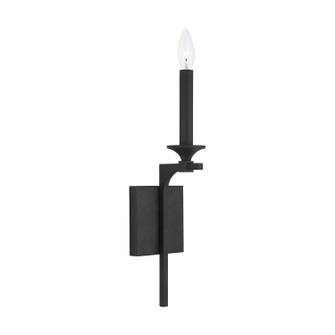 Clint One Light Wall Sconce in Black Iron (65|637311BI)