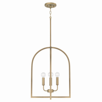 Lawson Four Light Foyer in Aged Brass (65|548841AD)