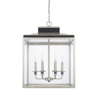Tux Six Light Foyer in Black Tie (65|525261BT)