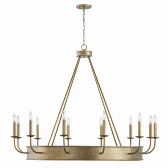 Nole 12 Light Chandelier in Mystic Luster (65|449201ML)