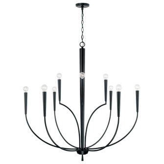 Holden Ten Light Chandelier in Matte Black (65|445901MB)