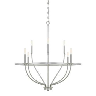 Greyson Eight Light Chandelier in Brushed Nickel (65|428581BN)