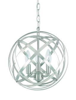 Axis Three Light Pendant in Brushed Nickel (65|4233BN)